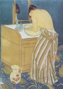 Mary Cassatt Woman Bathing oil on canvas